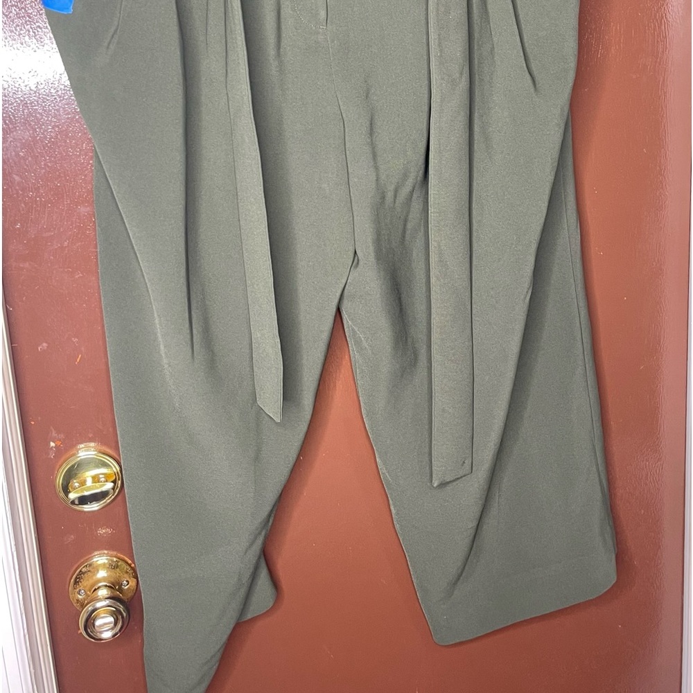 Green dress pants
